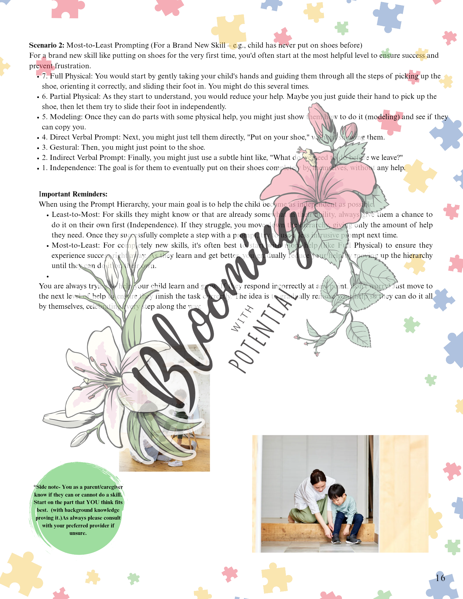 Informational Autism Planner- 6 month My Store